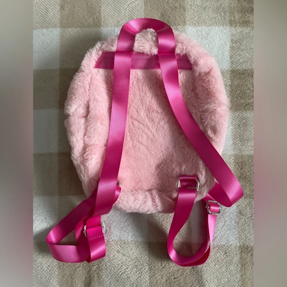EUC Disney Munchlings Series 1 Minnie Mouse Furry Mini Backpack 9x10x4 inches - Picture 4 of 10
